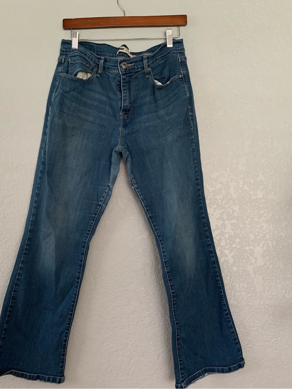 Levi's Dark Blue Flare Jeans